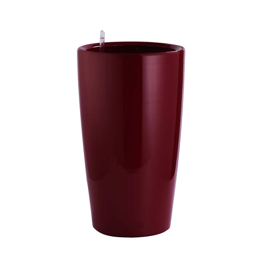 Ghiveci inteligent H105xD39.5 cm RobertoRossi Rondo rosu lucios