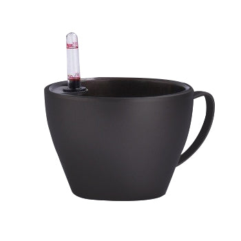 Ghiveci inteligent H10xD14 cm RobertoRossi Cup antracit