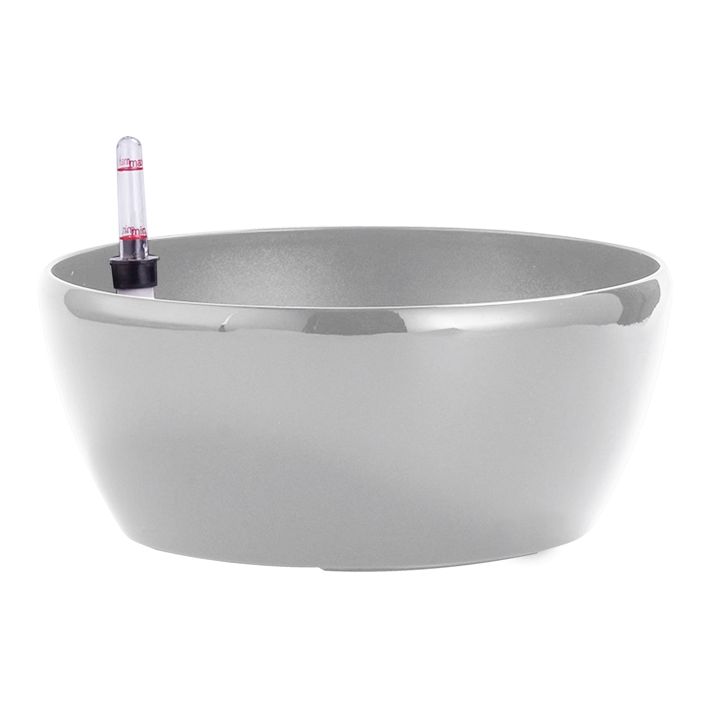 Ghiveci inteligent H12xD27.5 cm RobertoRossi Clasic Bowl argintiu
