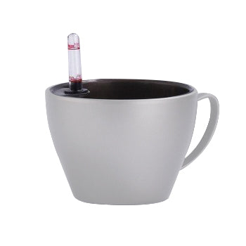 Ghiveci inteligent H13xD18 cm RobertoRossi Cup argintiu