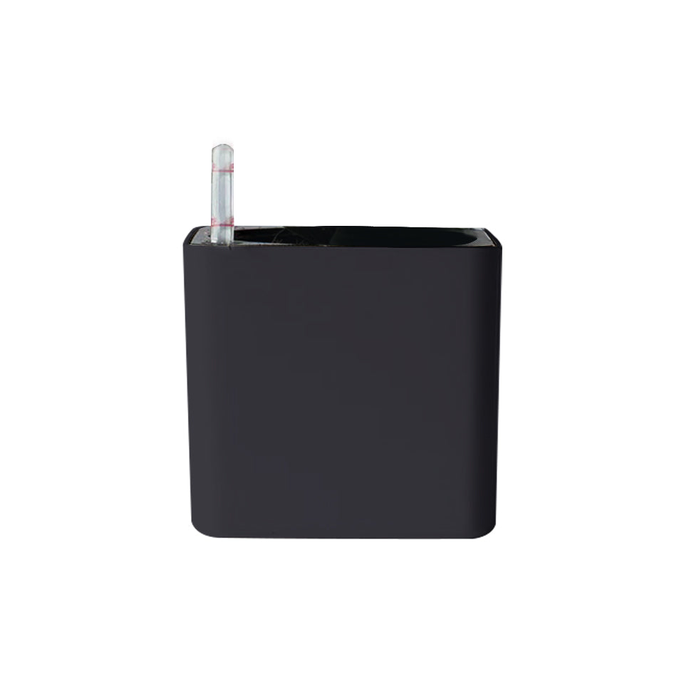Ghiveci inteligent H16x17.5x17.5 cm RobertoRossi Mini Cube antracit