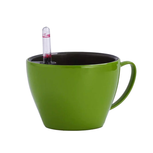Ghiveci inteligent H16xD22 cm RobertoRossi Cup verde lucios