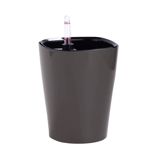 Ghiveci inteligent H18x14x14 cm RobertoRossi Deltini antracit