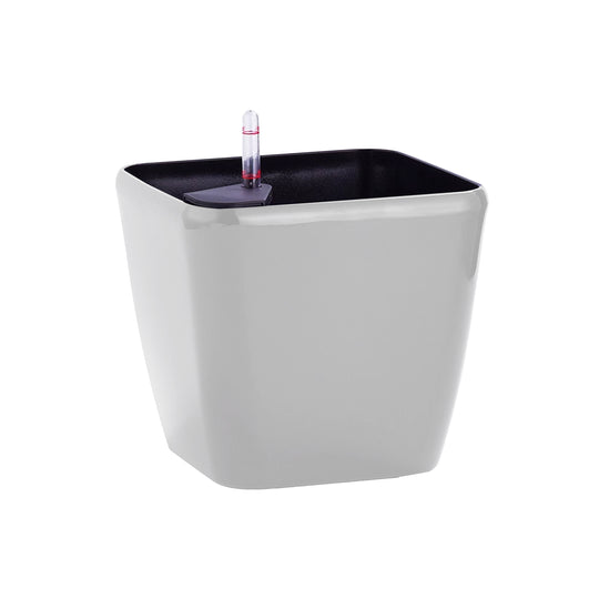 Ghiveci inteligent H20x21.5x21.5 cm RobertoRossi Quadro argintiu