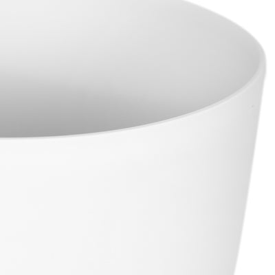 Ghiveci inteligent H20xD22 cm Classico cu set complet udare alb mat