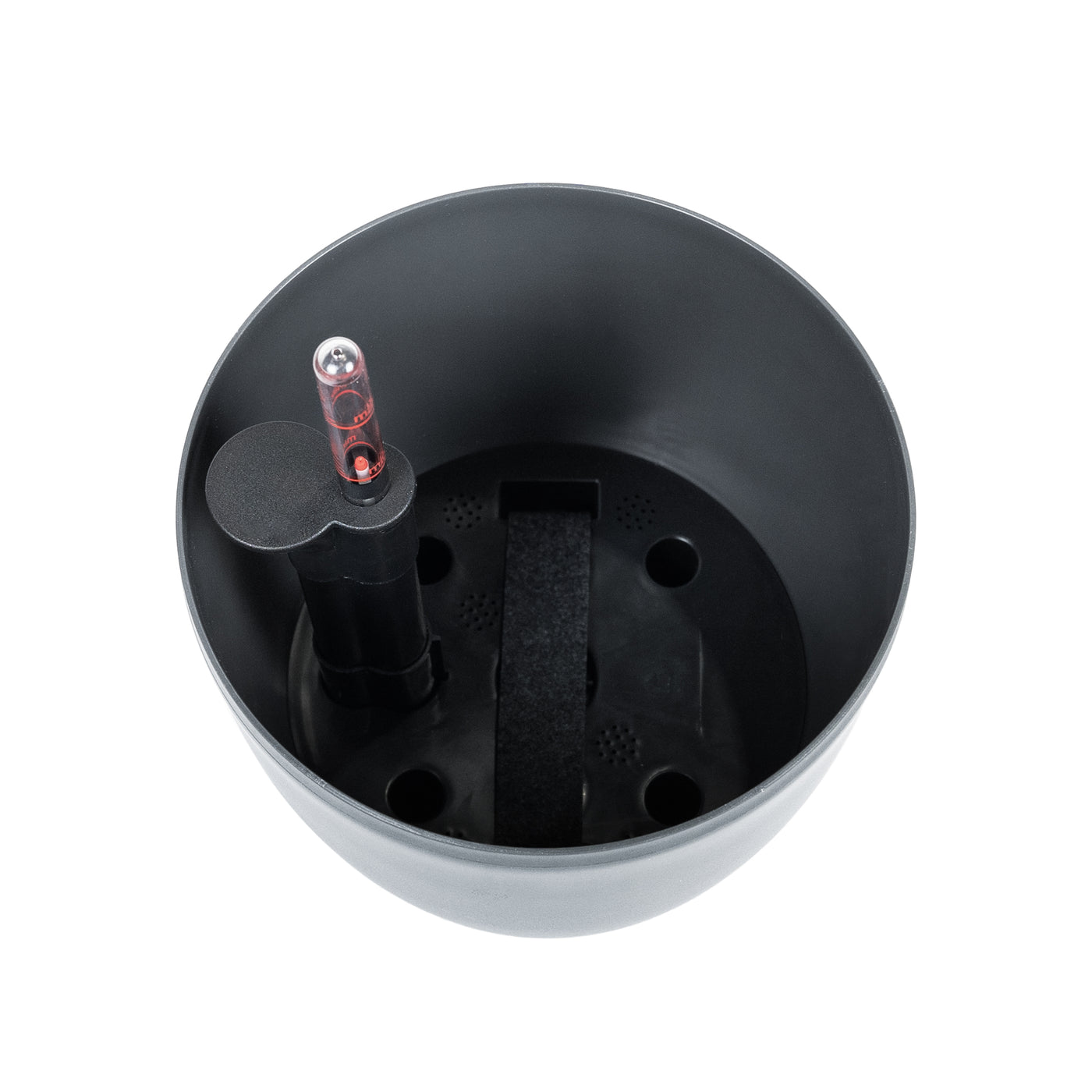 Ghiveci inteligent H20xD22 cm Classico cu set complet udare antracit mat