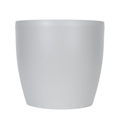 Ghiveci inteligent H20xD22 cm Classico cu set complet udare gri silk mat