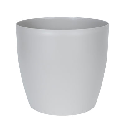 Ghiveci inteligent H20xD22 cm Classico cu set complet udare gri silk mat