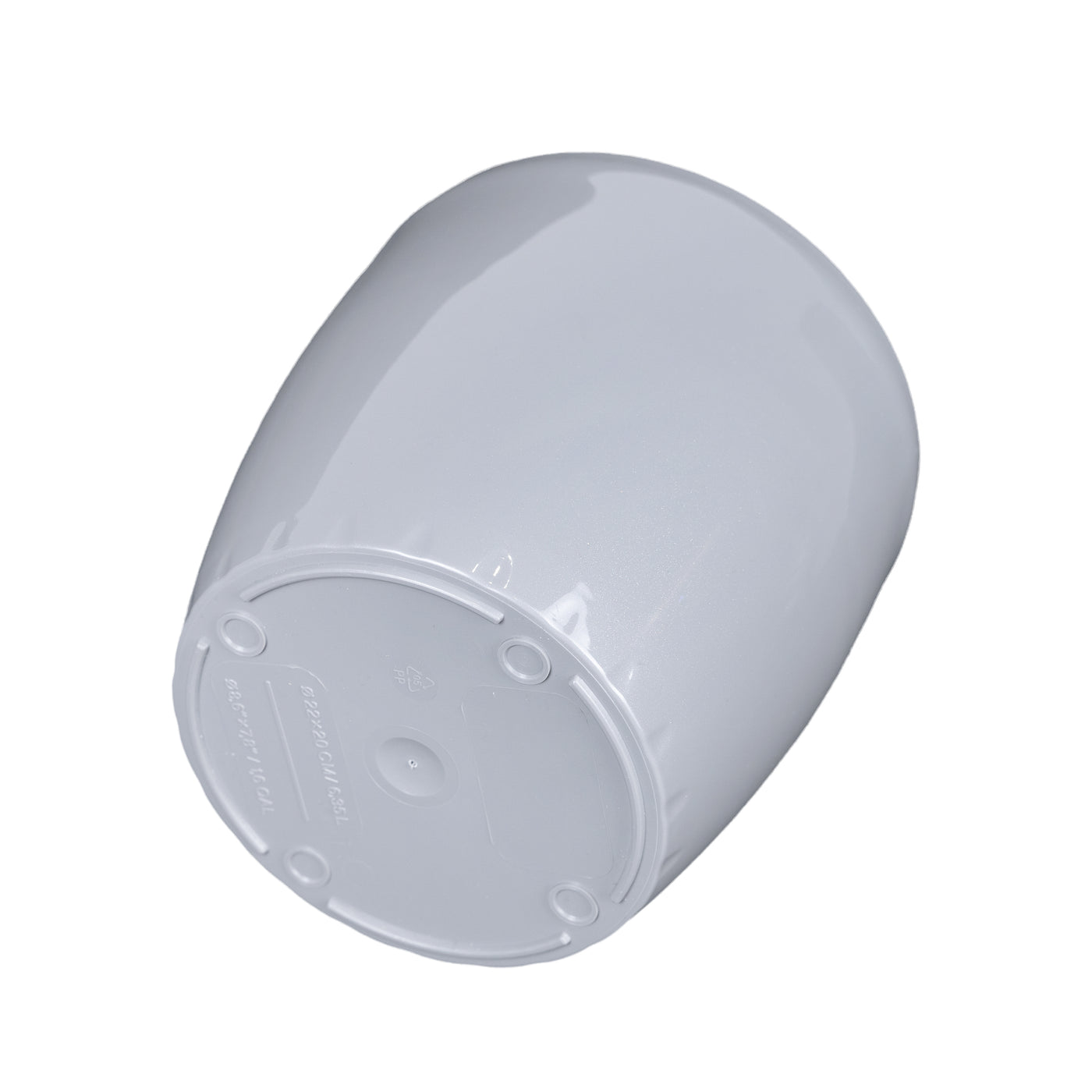 Ghiveci inteligent H20xD22 cm Classico cu set complet udare gri urban lucios