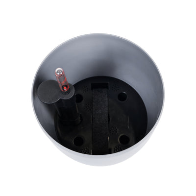 Ghiveci inteligent H20xD22 cm Classico cu set complet udare gri urban mat