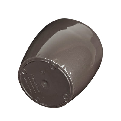 Ghiveci inteligent H20xD22 cm Classico cu set complet udare maro lucios