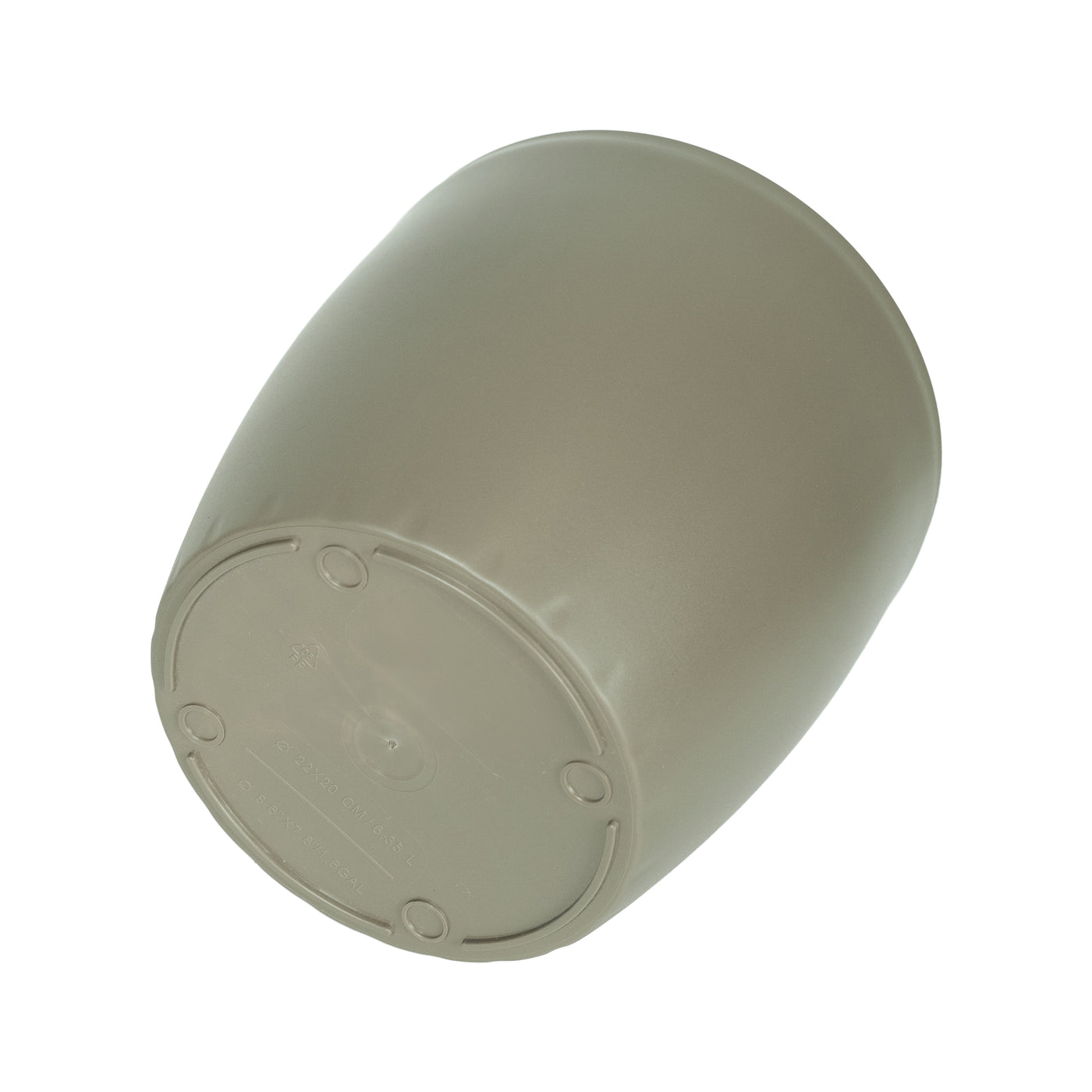 Ghiveci inteligent H20xD22 cm Classico cu set complet udare maro spicy mat