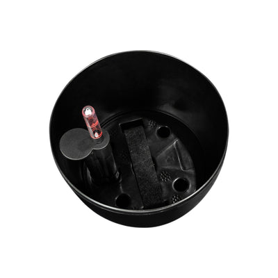 Ghiveci inteligent H20xD22 cm Classico cu set complet udare negru lucios