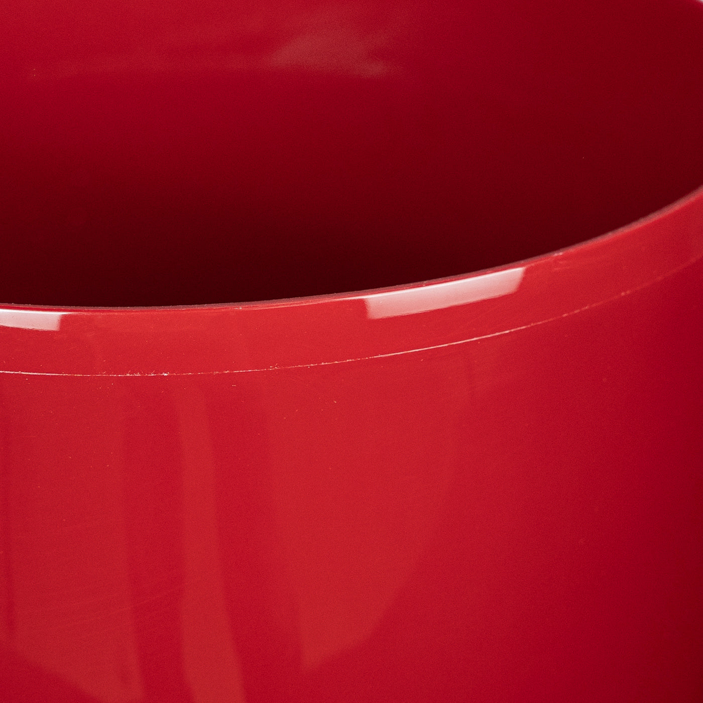 Ghiveci inteligent H20xD22 cm Classico cu set complet udare rosu intens lucios