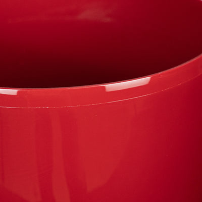 Ghiveci inteligent H20xD22 cm Classico cu set complet udare rosu intens lucios