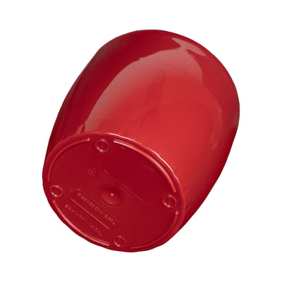 Ghiveci inteligent H20xD22 cm Classico cu set complet udare rosu intens lucios