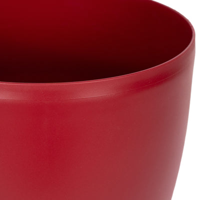 Ghiveci inteligent H20xD22 cm Classico cu set complet udare rosu mat