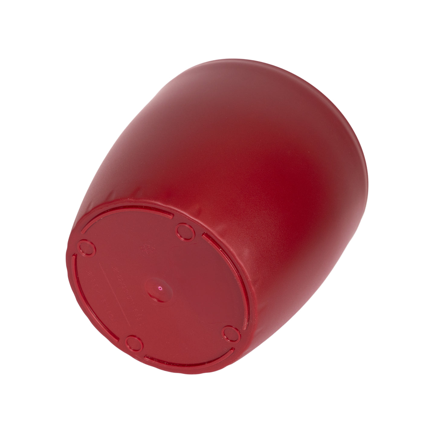 Ghiveci inteligent H20xD22 cm Classico cu set complet udare rosu mat