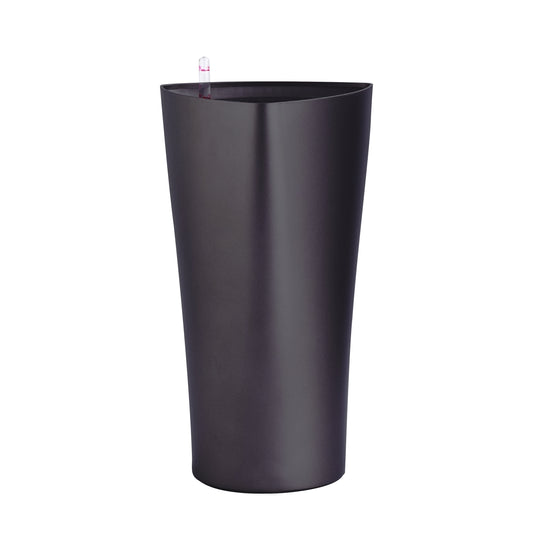 Ghiveci inteligent H25.5x15x15 cm RobertoRossi mini Delta antracit