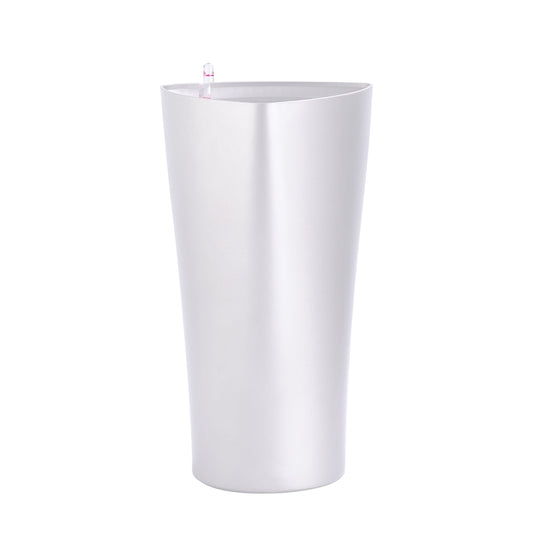 Ghiveci inteligent H25.5x15x15 cm RobertoRossi mini Delta argintiu