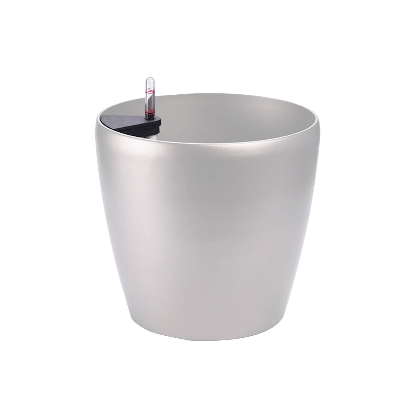 Ghiveci inteligent H26xD27.5 cm RobertoRossi Clasic argintiu