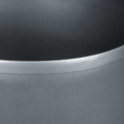 Ghiveci inteligent H26xH28 cm cu set complet udare Classico antracit metal lucios