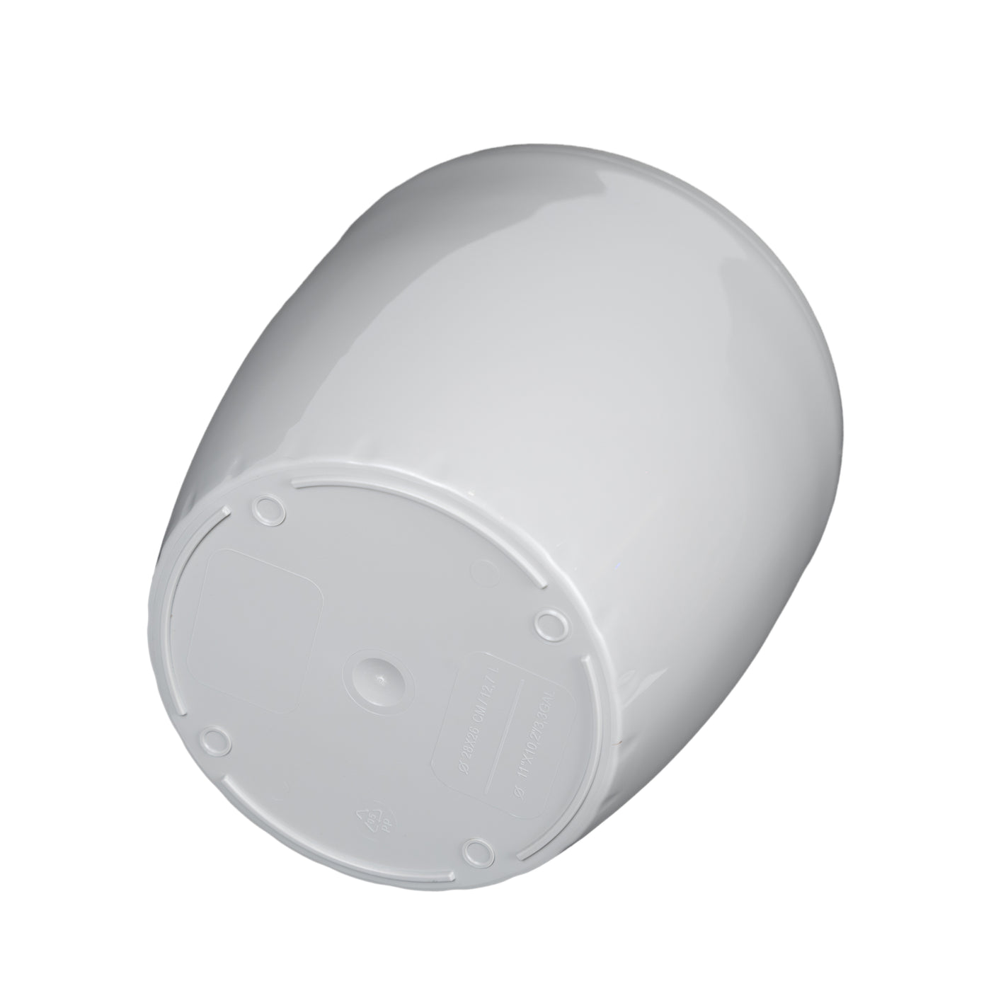 Ghiveci inteligent H26xH28 cm cu set complet udare Classico gri lucios