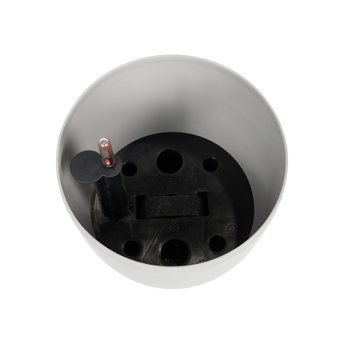 Ghiveci inteligent H26xH28 cm cu set complet udare Classico gri mat