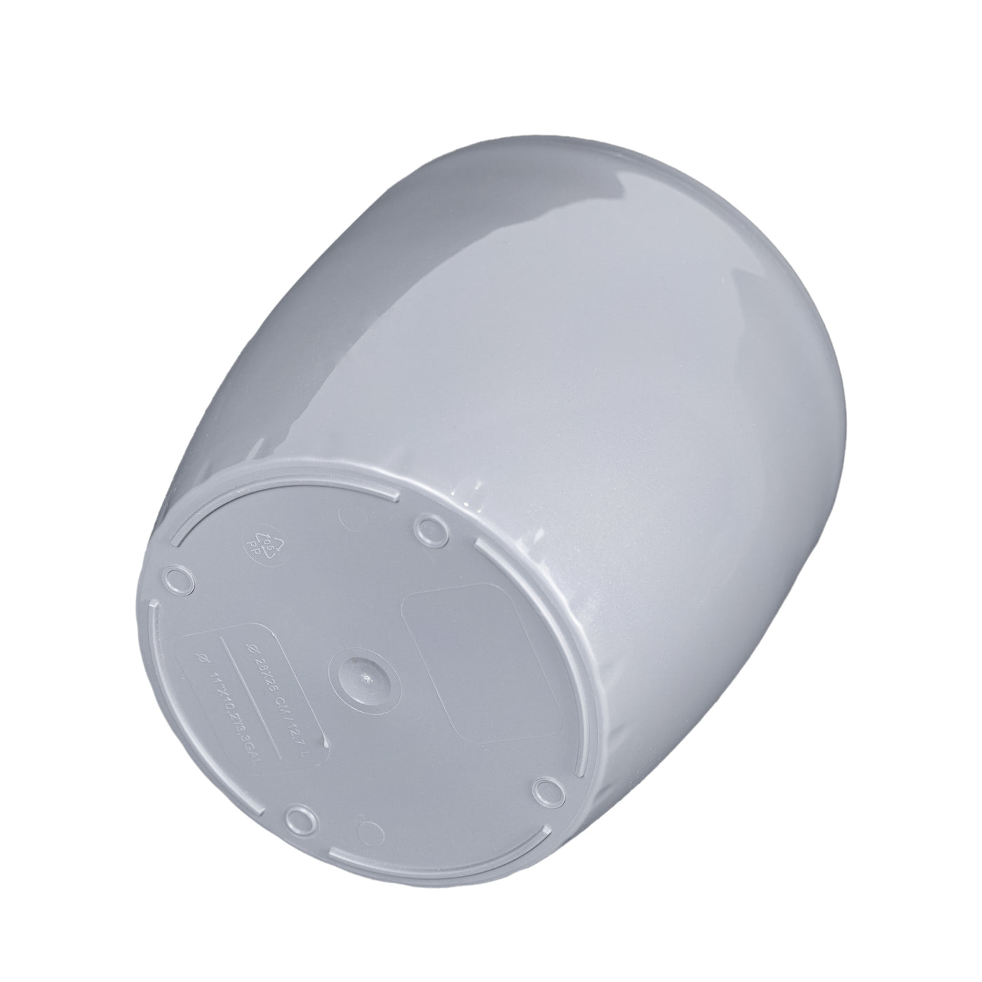 Ghiveci inteligent H26xH28 cm cu set complet udare Classico gri urban lucios