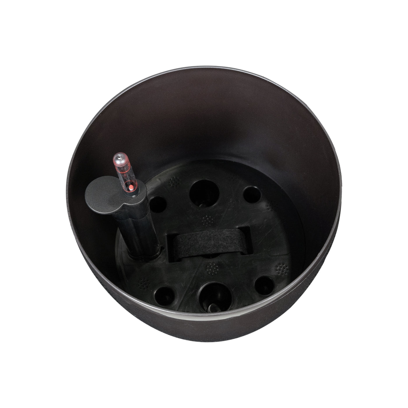 Ghiveci inteligent H26xH28 cm cu set complet udare Classico maro ruginiu lucios