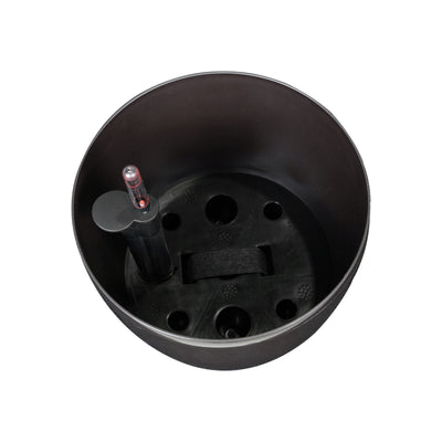 Ghiveci inteligent H26xH28 cm cu set complet udare Classico maro ruginiu lucios