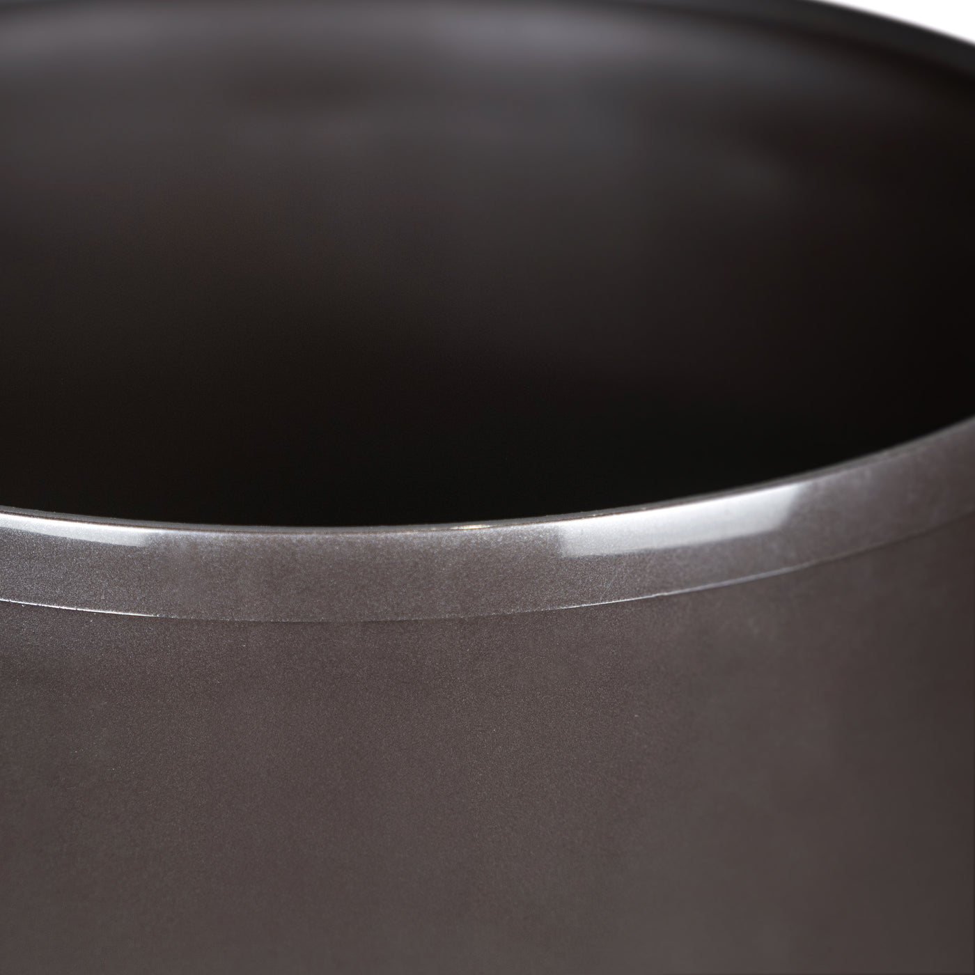 Ghiveci inteligent H26xH28 cm cu set complet udare Classico maro ruginiu lucios