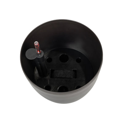 Ghiveci inteligent H26xH28 cm cu set complet udare Classico maro ruginiu mat