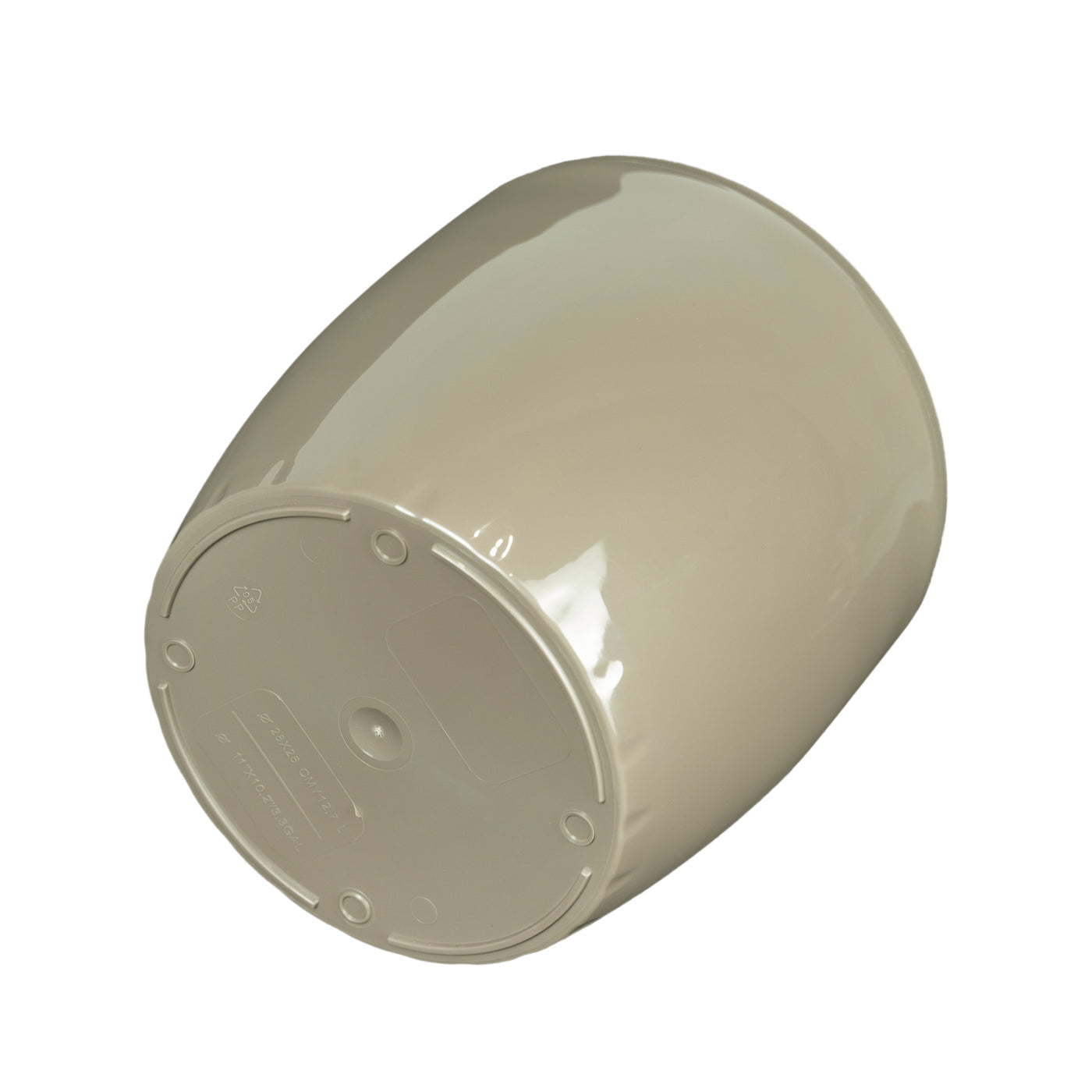 Ghiveci inteligent H26xH28 cm cu set complet udare Classico maro spicy lucios