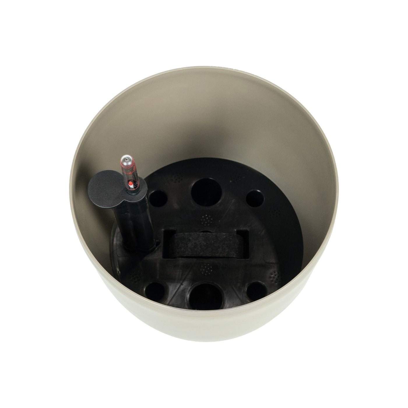 Ghiveci inteligent H26xH28 cm cu set complet udare Classico maro spicy mat