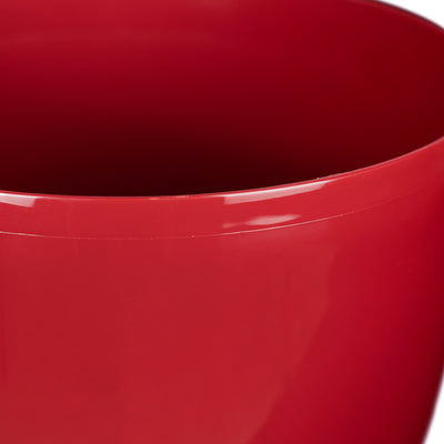 Ghiveci inteligent H26xH28 cm cu set complet udare Classico rosu intens lucios