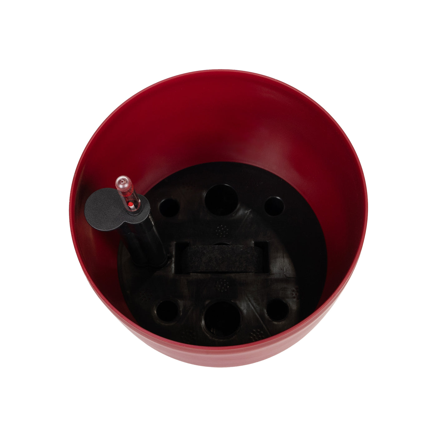 Ghiveci inteligent H26xH28 cm cu set complet udare Classico rosu mat