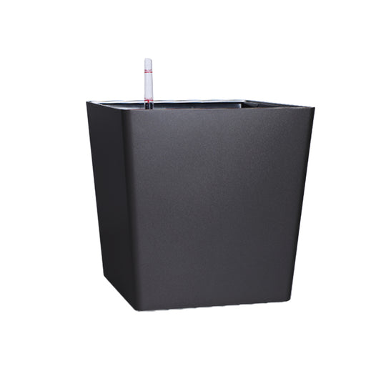 Ghiveci inteligent H28.5x27.5x27.5 cm RobertoRossi Cube antracit