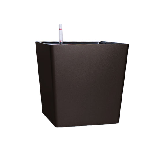 Ghiveci inteligent H28.5x27.5x27.5 cm RobertoRossi Cube cafea