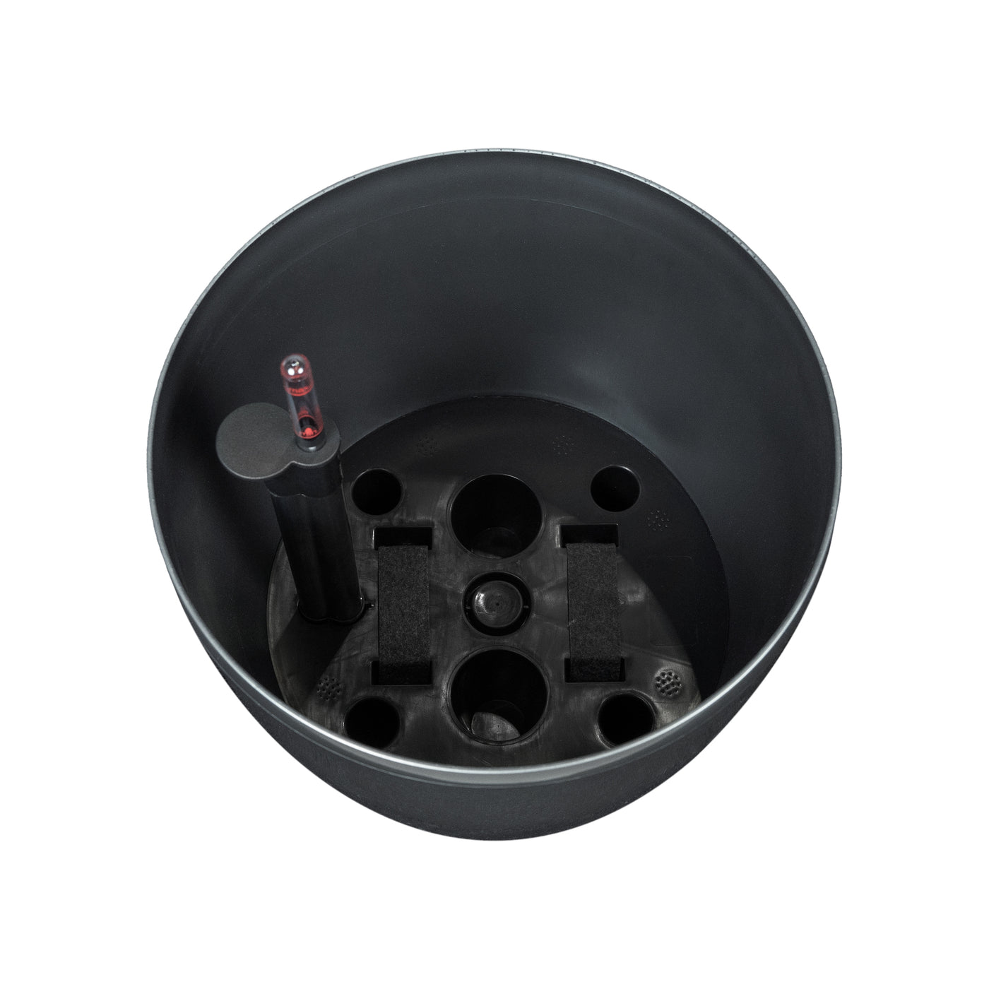 Ghiveci inteligent H32xD35 cm cu set complet udare Classico antracit metal lucios