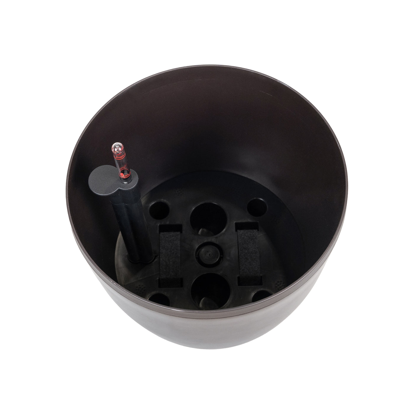 Ghiveci inteligent H32xD35 cm cu set complet udare Classico maro ruginiu mat