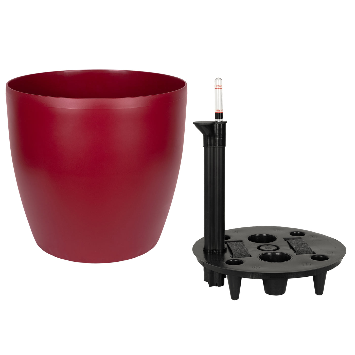 Ghiveci inteligent H32xD35 cm cu set complet udare Classico rosu mat