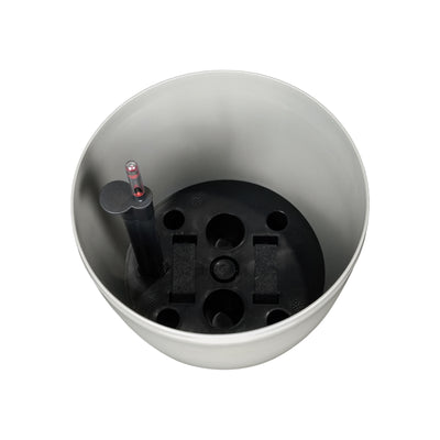 Ghiveci inteligent H32xD35 cm cu set complet udare si roti Classico gri silk