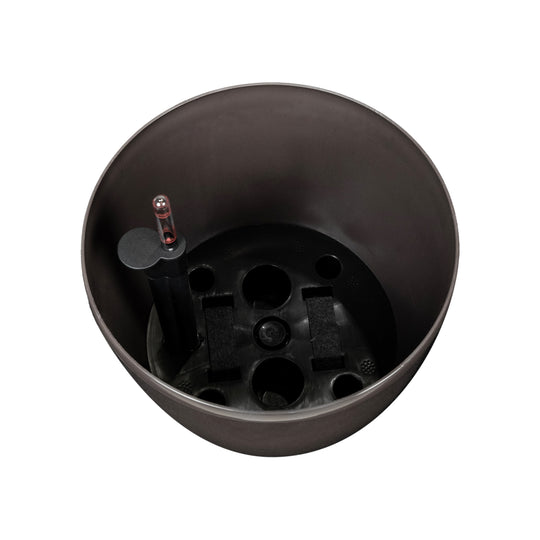 Ghiveci inteligent H32xD35 cm cu set complet udare si roti Classico maro lucios