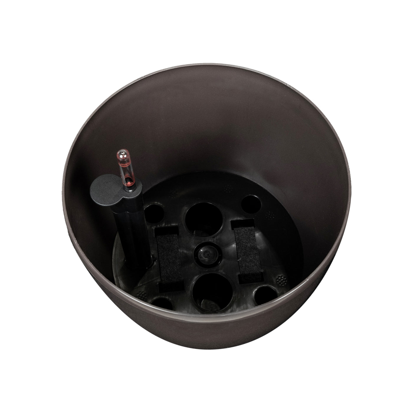 Ghiveci inteligent H32xD35 cm cu set complet udare si roti Classico maro lucios