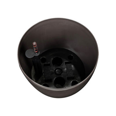 Ghiveci inteligent H32xD35 cm cu set complet udare si roti Classico maro lucios