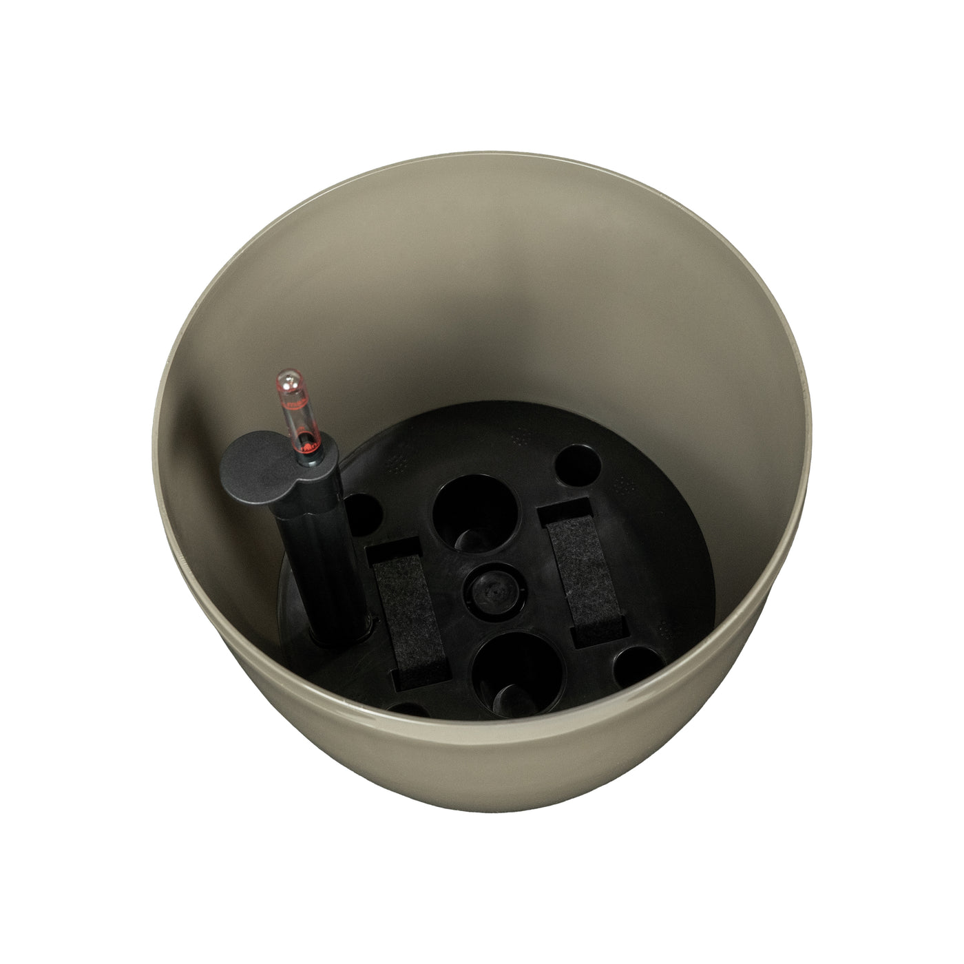 Ghiveci inteligent H32xD35 cm cu set complet udare si roti Classico maro spicy lucios