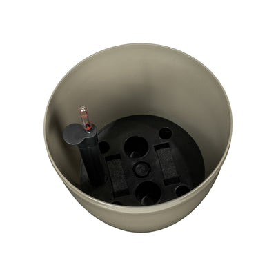 Ghiveci inteligent H32xD35 cm cu set complet udare si roti Classico maro spicy lucios