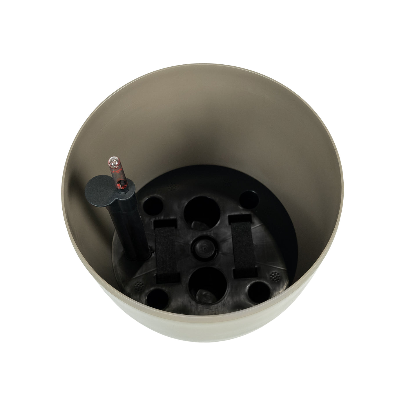 Ghiveci inteligent H32xD35 cm cu set complet udare si roti Classico maro spicy mat