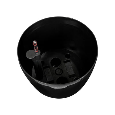 Ghiveci inteligent H32xD35 cm cu set complet udare si roti Classico negru lucios